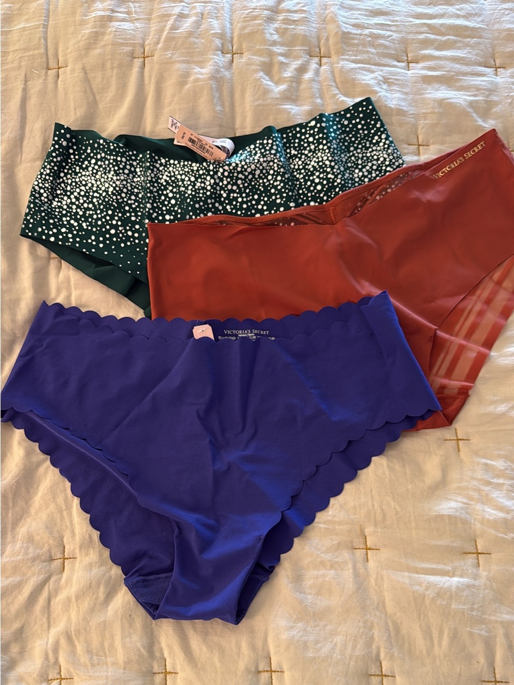 Victoria's Secret 3pk Seamless No-show Hiphugger Panties Size XL